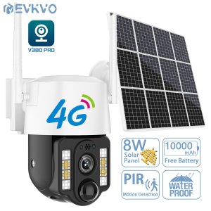 4G Sim Supported V380 2MP Outdoor Solar Camera