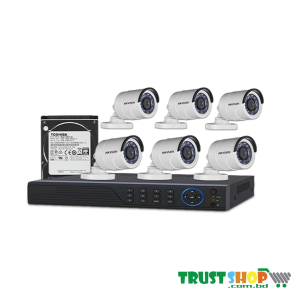 HIKVISION 6 unit 1080P night vision security cc camera Package HIKVISION 6 unit 1080P night vision security cc camera Package