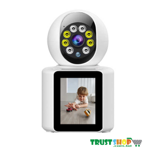 Video Calling Smart Wifi Camera with 2.8 Inch IPS Screen FHD 1080P